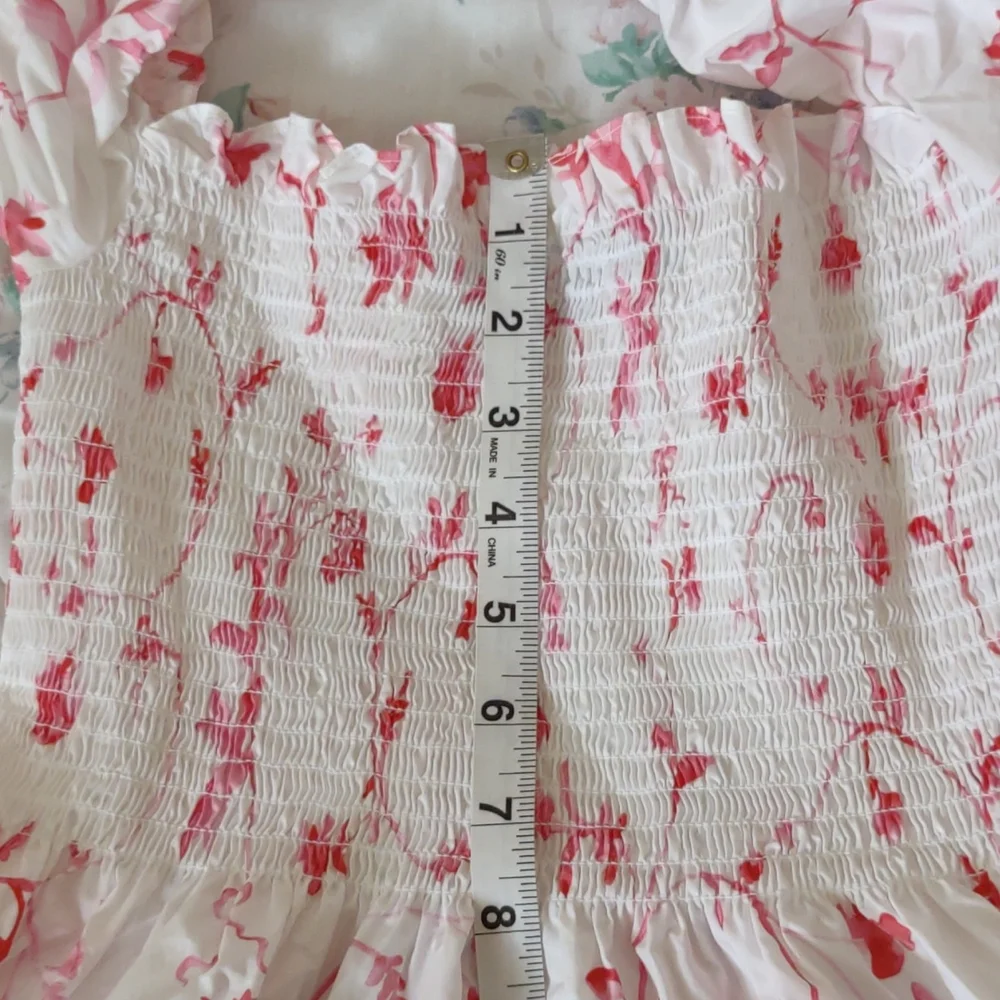 EUC Hill House Home Pink Botanical Nesli Dress - Picture 8 of 12